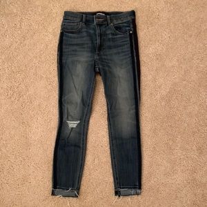 Express jeans with side stripe